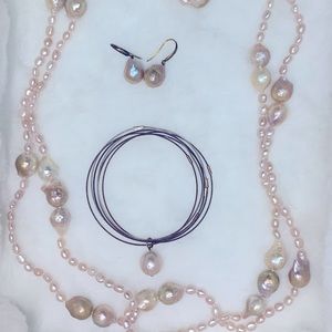 Honora Ming Pearl necklace / bracelet / earrings
